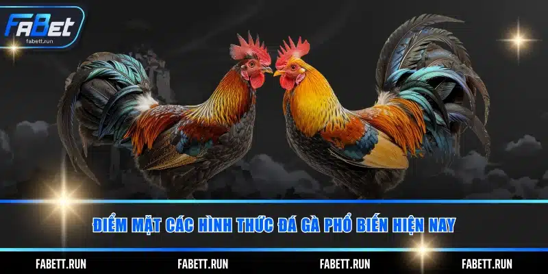 Điểm mặt các hình thức đá gà phổ biến hiện nay