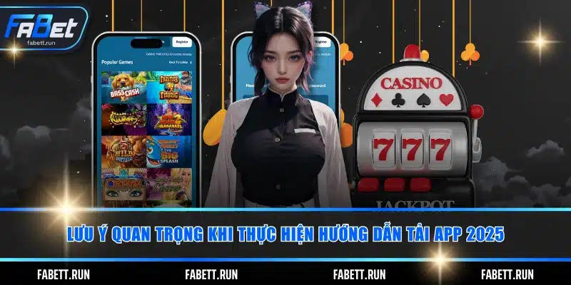 Lưu ý quan trọng khi thực hiện hướng dẫn tải app 2025